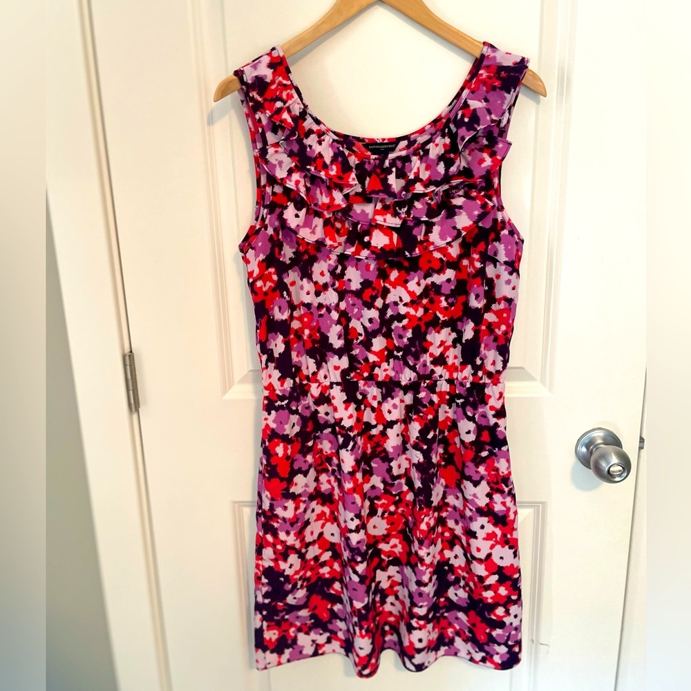 Banana Republic floral dress size M